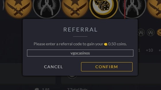 CSGOEmpire Code: vgocasinos - use this referral code for free coins | VGOCasinos