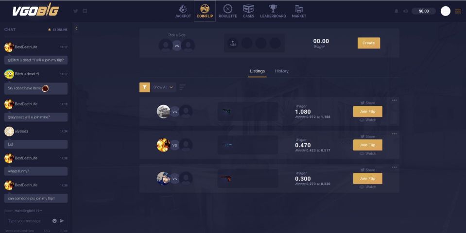 VGOBig Code: vgocasinos - use it to get free coins  | VGO Casinos